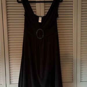 Star Vixen Black Sleeveless Scoop Neck Sundress